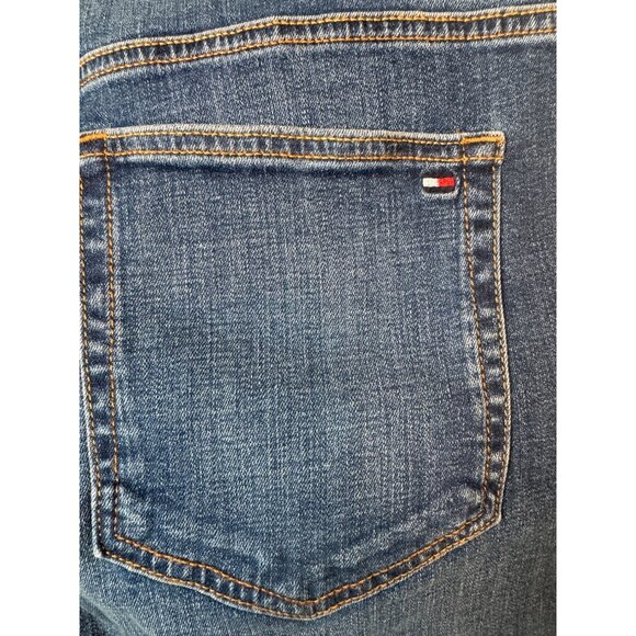NWT Tommy Hilfiger 40W x 30L Mens Stretch Straight Denim Jeans Blue Cotton - Picture 13 of 16